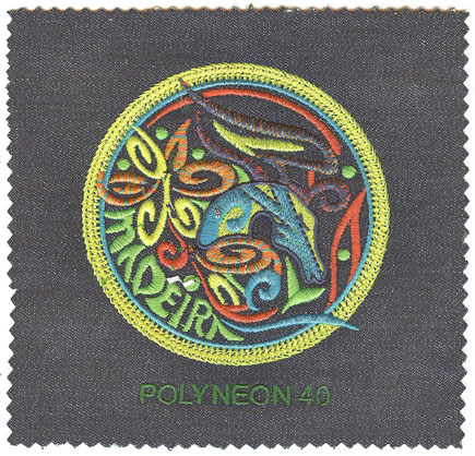 德國(guó)使用Polyneon No.40繡花線設(shè)計(jì)圖案