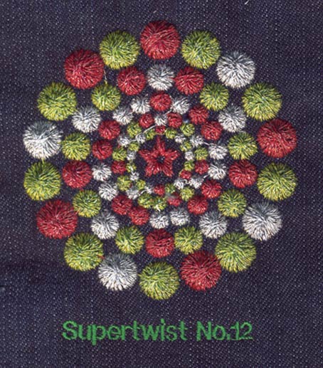 德國使用Supertwist No.12繡花線設(shè)計(jì)圖案